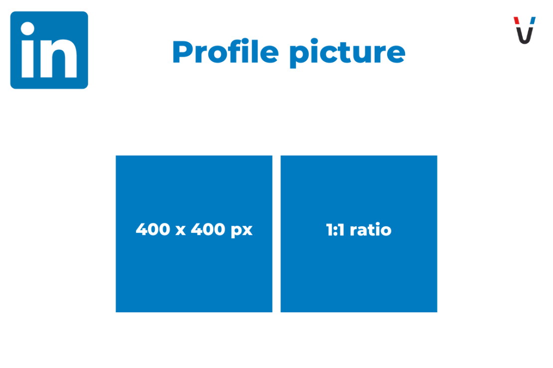 LinkedIn images sizes - profile picture