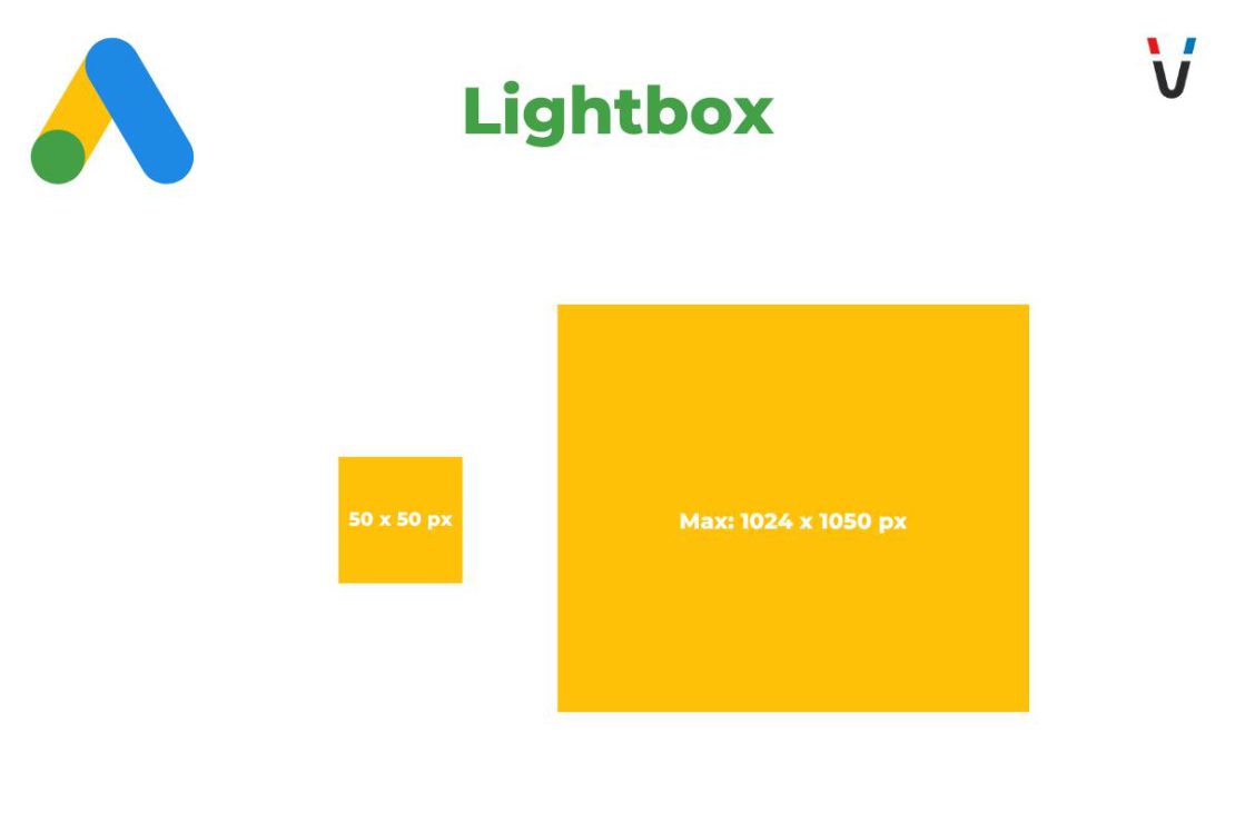 Google Ads image sizes - Lightbox